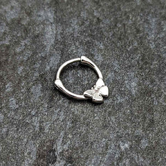 16G 5/16 Simple Textured Butterfly Cartilage Clicker