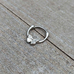16G 5/16 Simple Textured Butterfly Cartilage Clicker