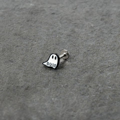 16G 5/16 Halloween Ghost Glow in the Dark Labret Monroe Tragus