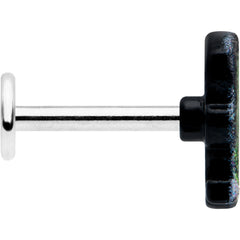16G 5/16 Frankenstein Head Green Glow in the Dark Labret Tragus
