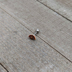 16G 5/16 Sweet Tiny Turkey Thanksgiving Cartilage Tragus Earring