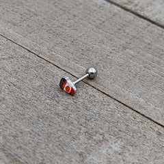 16G 5/16 Sweet Pumpkin Latte Autumn Cartilage Tragus Earring