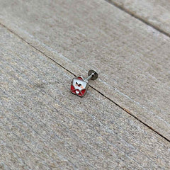 16G 5/16 Sweet Love Letter Valentine Labret Monroe Tragus