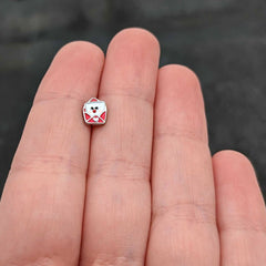 16G 5/16 Sweet Love Letter Valentine Labret Monroe Tragus