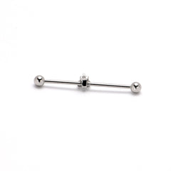 14G Sweet Happy Heart Lollipop Industrial Barbell 38mm