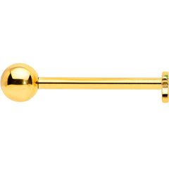 Gold Tone Merry Christmas Inlaid Red Green Barbell Tongue Ring