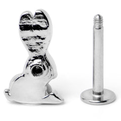 16G 5/16 Easter Bunny Red Blue Ears Labret Monroe Tragus