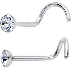 20G Nose Screw Gem Faux Opal Pack Dynasty Nose Ring Set of 6