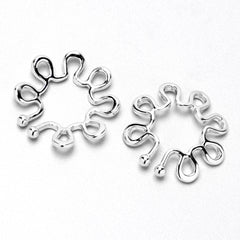 Trippy Flower Clip On Fake Nipple Ring Set