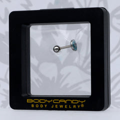 16G 1/4 Loving Blue Whales Cartilage Tragus Stud