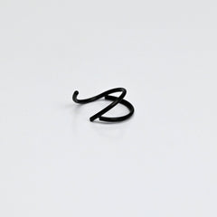 20G 5/16 Black Double Nose Hoop