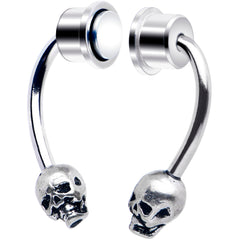 Skull Magnetic Septum Ring Horseshoe Non-Pierced Fake Nose Ring