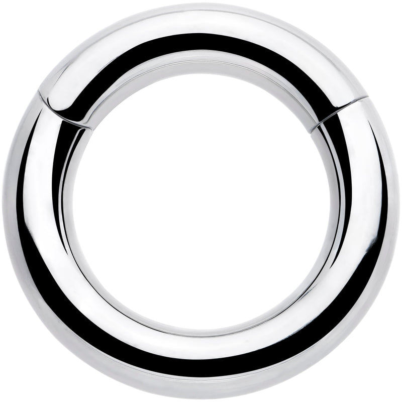 6G 9/16 316L Surgical Steel Precision Hinged Segment Hoop