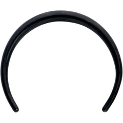 16G 3/8 Black Pincher Crescent Taper