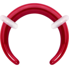 Stainless Steel Crescent Pincher Septum Ring - 14G and 16G
