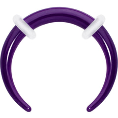 Stainless Steel Crescent Pincher Septum Ring - 14G and 16G