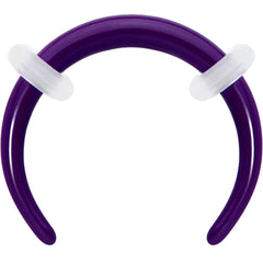 Stainless Steel Crescent Pincher Septum Ring - 14G and 16G