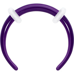 Stainless Steel Crescent Pincher Septum Ring - 14G and 16G