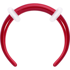 Stainless Steel Crescent Pincher Septum Ring - 14G and 16G