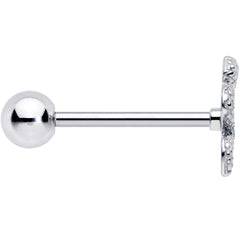Coiled Serpent Snake Barbell Tongue Ring