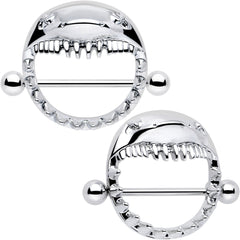 14G 9/16 Shark Bite Nipple Shield Set