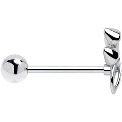 Trippy Mushroom Trio Barbell Tongue Ring