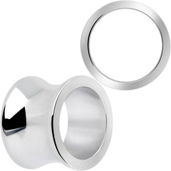 Hand Polished Thick Double Flare Tunnel Plug Set 6mm to 25mm