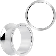 Hand Polished Thick Double Flare Tunnel Plug Set 6mm to 25mm