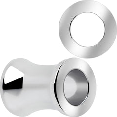 Hand Polished Thick Double Flare Tunnel Plug Set 6mm to 25mm