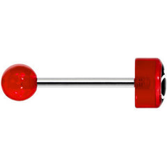 14G 5/8 Red Intertwined Male Female Symbol Tongue Ring