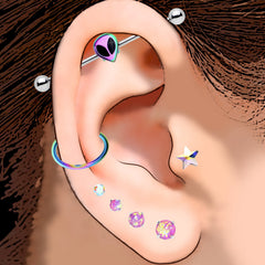 Cosmic Purple Ear Curation