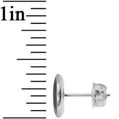 Custom Full Color Photo Stud Earrings