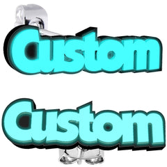 Custom Glow in the Dark Text Personalized Message Stud Earrings