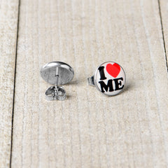 I Love Me Stud Earrings by Onyx O