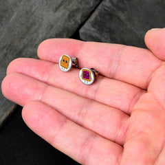 PB and J Peanut Butter and Jelly Sandwich Stud Earrings by Onyx O