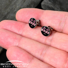 RAWR Kitty Cat Stud Earrings by Onyx O