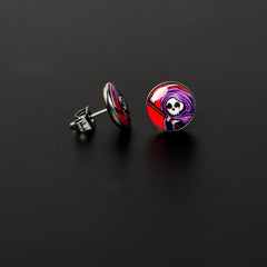 Grim Reaper Stud Earrings by Onyx O