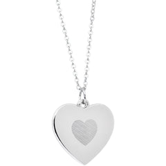 Custom Photo Sliding Locket Heart Pendant Necklace