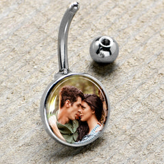 Custom Photo Belly Ring