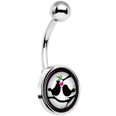 Lovebirds Silhouette Belly Ring