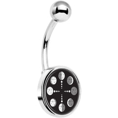 Phases of the Moon Belly Ring