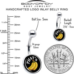 That is Bananas Belly Ring by Onyx O