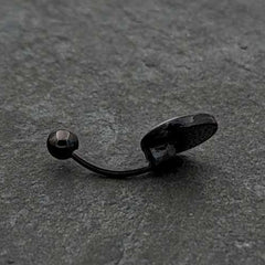 Black Glow in the Dark Radioactive Belly Ring by Onyx O
