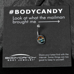 Retro Boombox Belly Ring by Onyx O