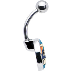 Retro Cassette Tape Belly Ring by Onyx O