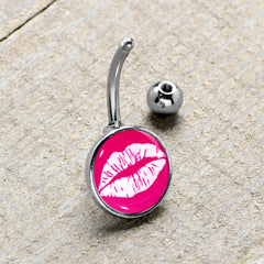 Red Hot Lips Belly Ring by Onyx O