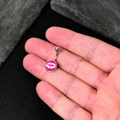 Red Hot Lips Belly Ring by Onyx O