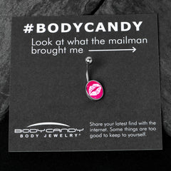 Red Hot Lips Belly Ring by Onyx O