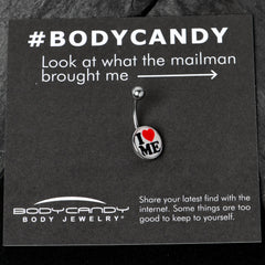 I Love Me Belly Ring by Onyx O