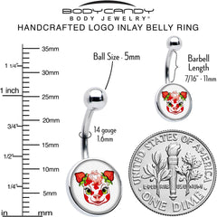 Stawberry Cow Belly Ring by Onyx O